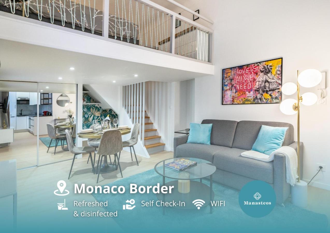 Frontiere Monaco - Appartement Belle Epoque - Al Beausoleil Dış mekan fotoğraf
